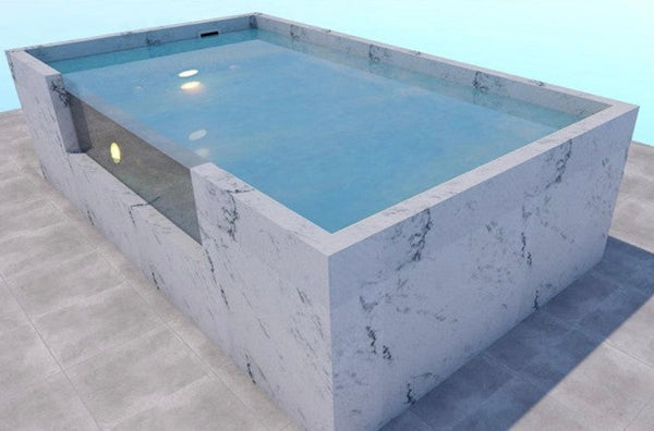 PISCINA ELEVADA ACERO RÍGIDO ILÚ AGUA