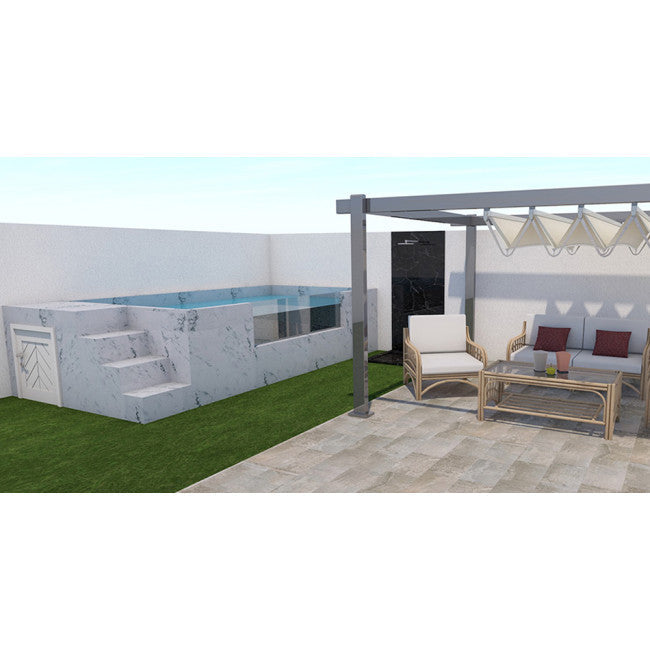 PISCINA ELEVADA ACERO RÍGIDO ILU PRO 230