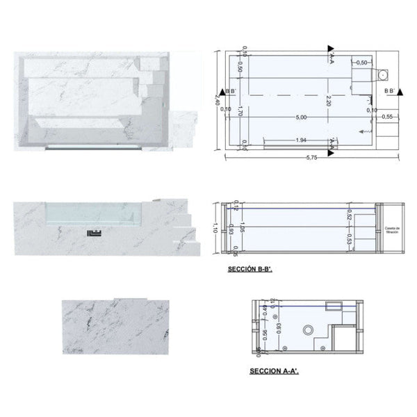 PISCINA ELEVADA DE AÇO RÍGIDO ILÚ PRO 2250