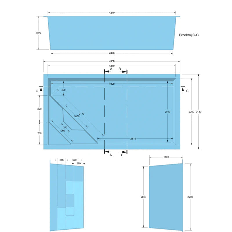 PISCINA ELEVADA WPC
