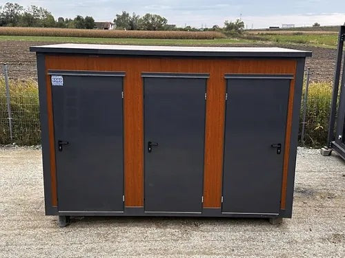 Contentor Sanitário Tipo Pavilhão com Cabine Tripla ( Ref: S2103 )