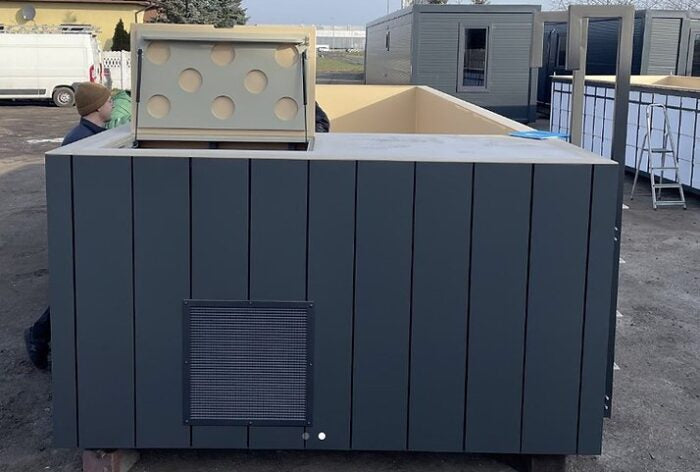 CONTENEDOR PISCINA POLIPROPILENO 6,5 x2,6m