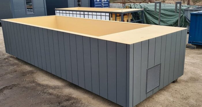 CONTENEDOR PISCINA POLIPROPILENO 6,5 x2,6m
