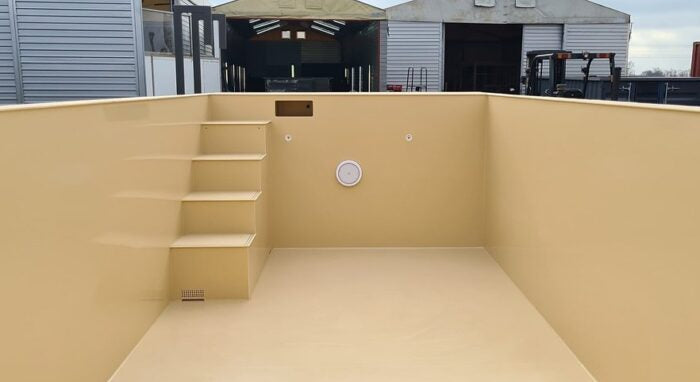 CONTENEDOR PISCINA POLIPROPILENO 6,5 x2,6m