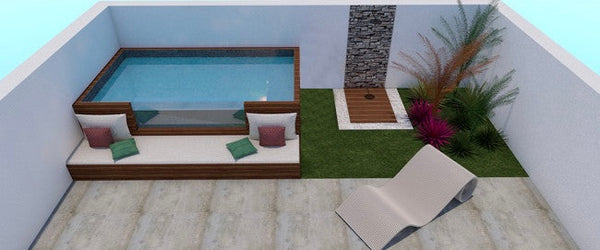 PISCINA ELEVADA ACERO RÍGIDO ILÚ AGUA