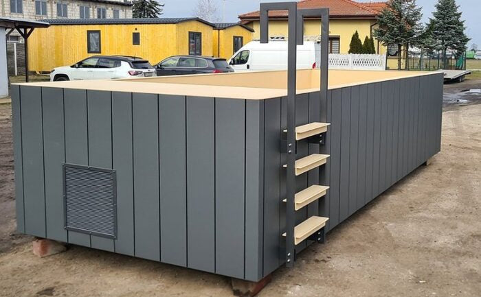 CONTENEDOR PISCINA POLIPROPILENO 6,5 x2,6m