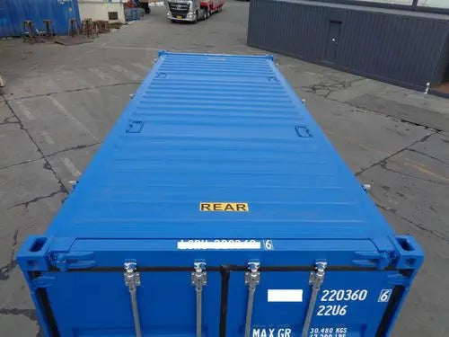 Contentor de 20 pés – open top (teto aberto)