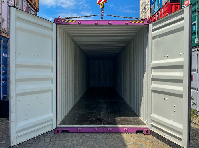 Contêiner marítimo High Cube (HC) de 40 pés usado