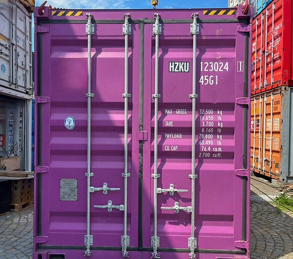 Contêiner marítimo High Cube (HC) de 40 pés usado
