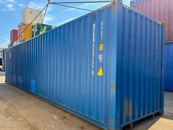 Contêiner marítimo High Cube (HC) de 40 pés usado