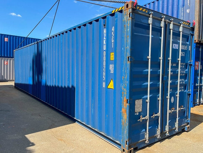 Contêiner marítimo High Cube (HC) de 40 pés usado